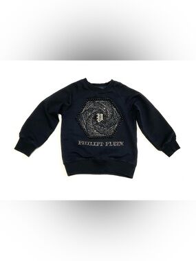 Kids Philipp Plein Jeweled Crewneck Sweater